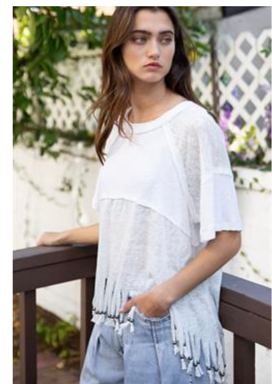 Bohemian Dreams White Top BIN 105