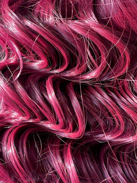 Clip In Ponytail Red Wine