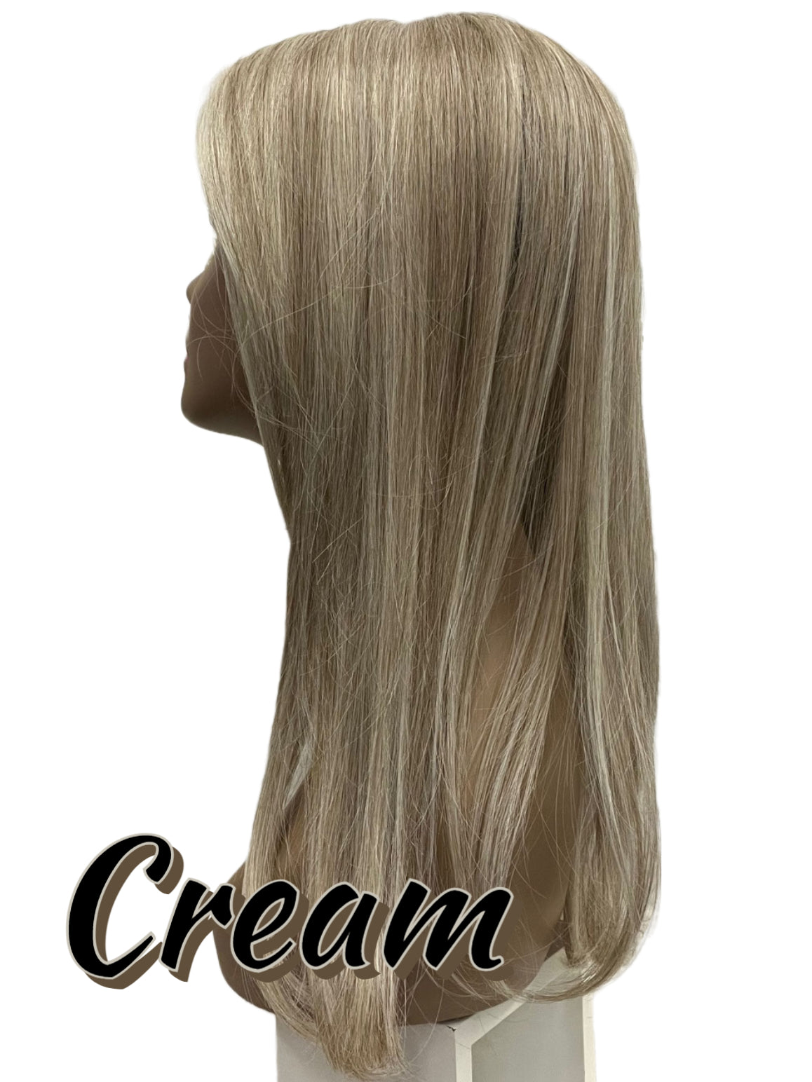 18 Inch Straight Topper LACE FRONT - 40% OFF THIS PRICE NO CODE NEEDED - FINAL SALE