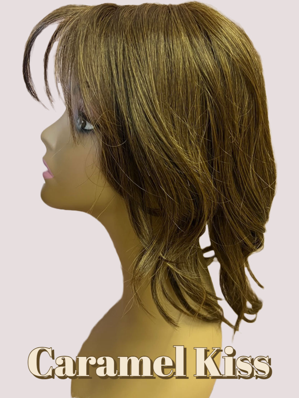 16 inch Topper Beach Wave Bangs LACE FRONT - 40% OFF THIS PRICE NO CODE NEEDED - FINAL SALE