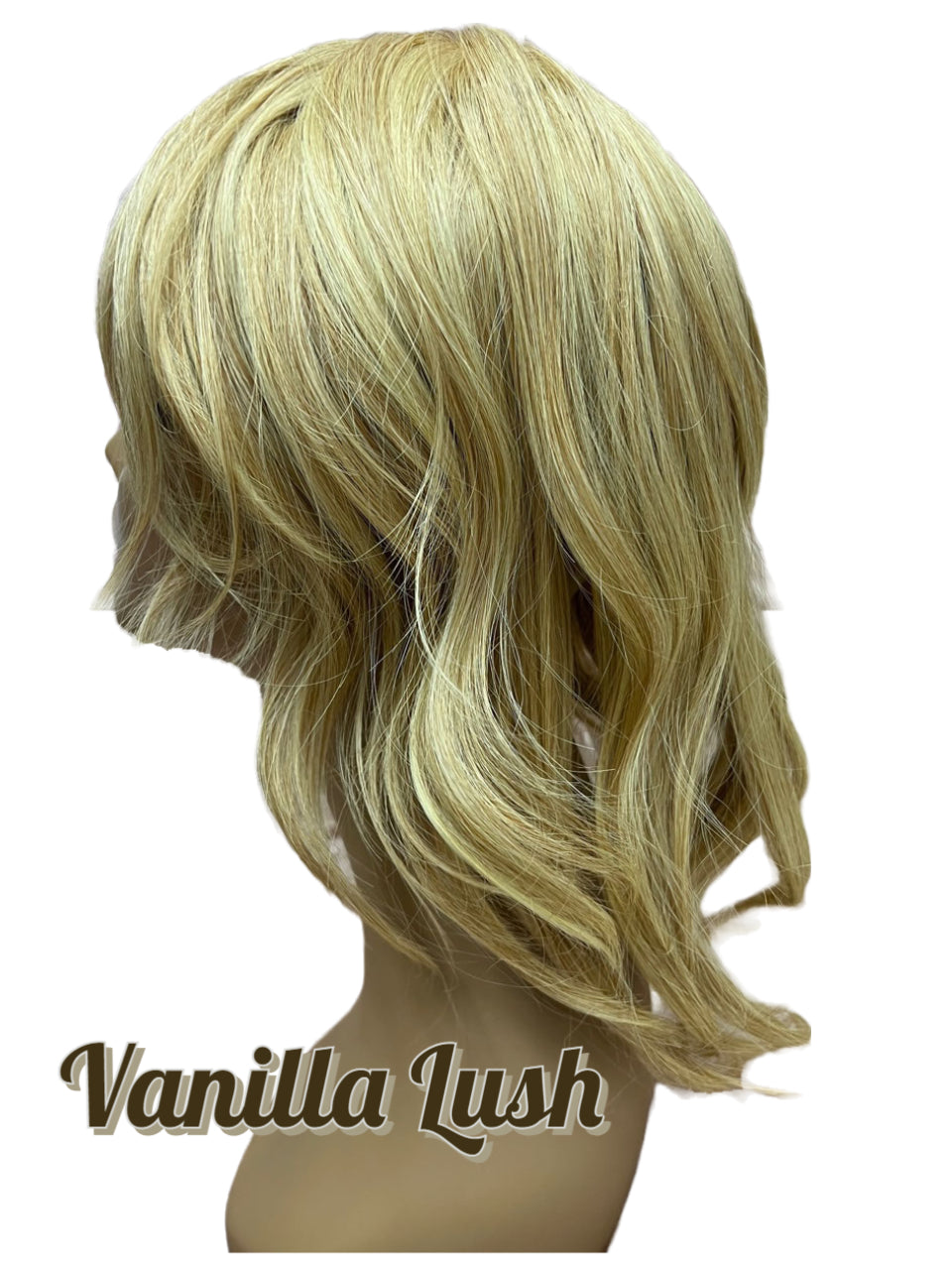 16 inch Topper Beach Wave Bangs LACE FRONT - 40% OFF THIS PRICE NO CODE NEEDED - FINAL SALE