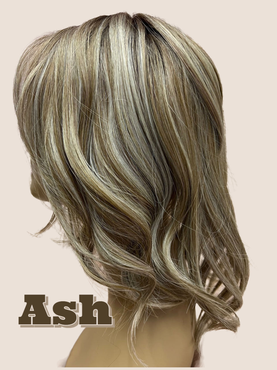 16 inch Topper Beach Wave Bangs LACE FRONT - 40% OFF THIS PRICE NO CODE NEEDED - FINAL SALE