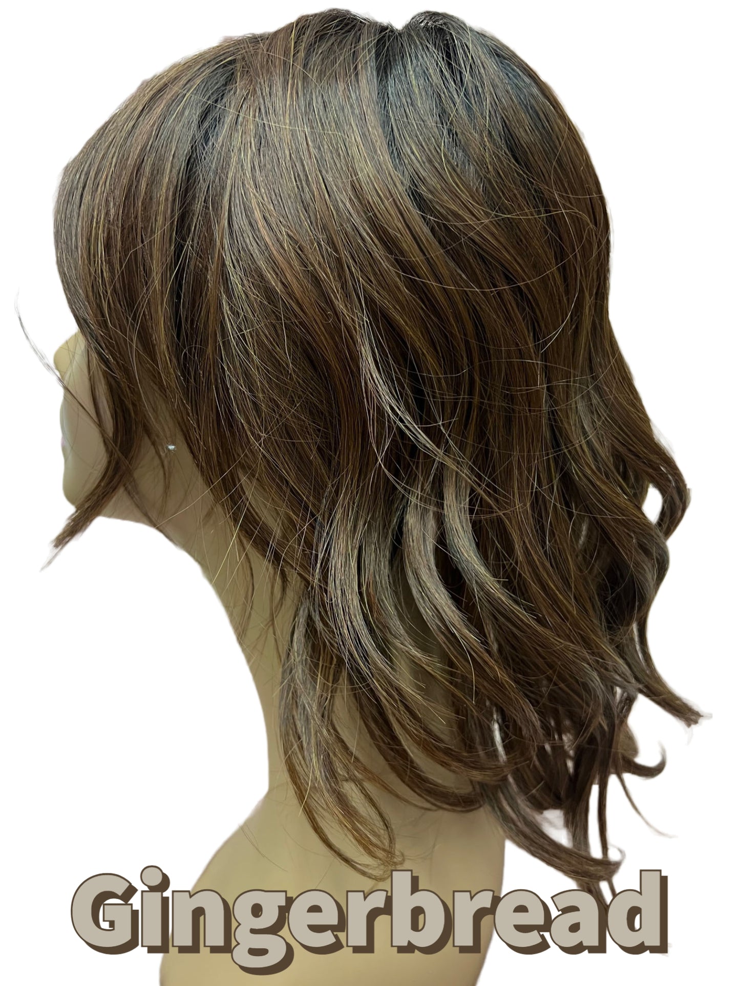 16 inch Topper Beach Wave Bangs LACE FRONT - 40% OFF THIS PRICE NO CODE NEEDED - FINAL SALE