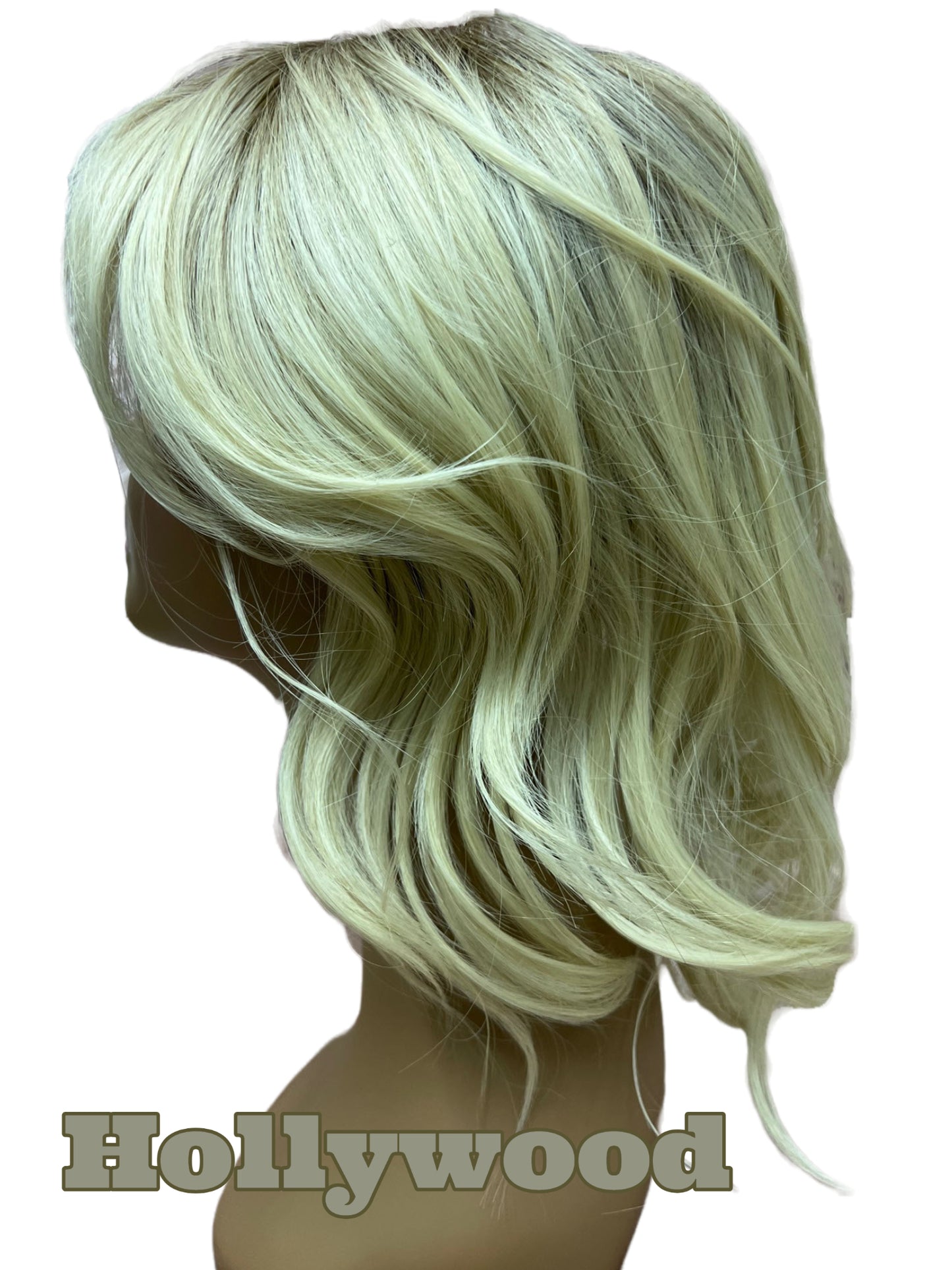 16 inch Topper Beach Wave Bangs LACE FRONT - 40% OFF THIS PRICE NO CODE NEEDED - FINAL SALE