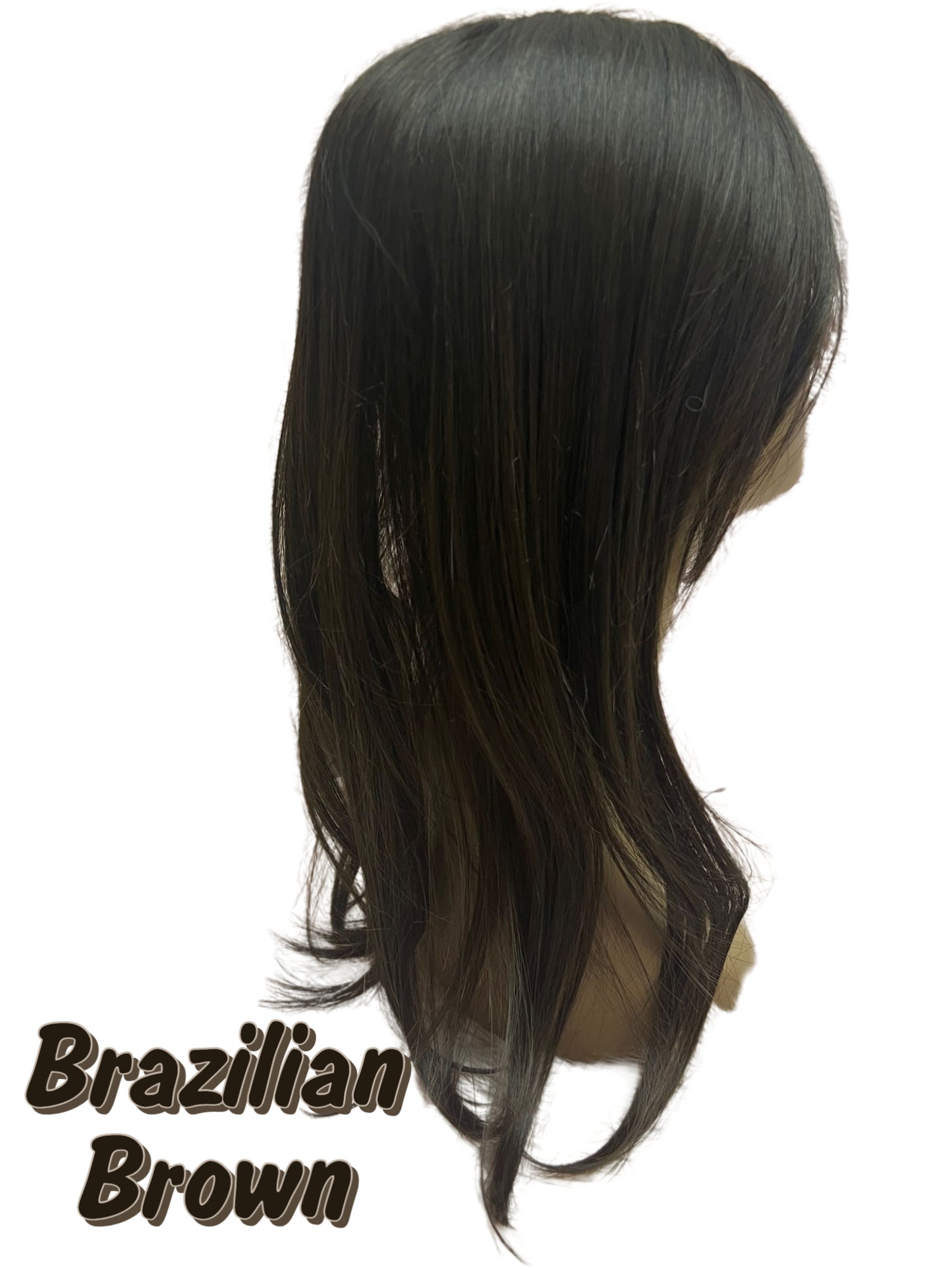 18 Inch Straight Topper LACE FRONT - 40% OFF THIS PRICE NO CODE NEEDED - FINAL SALE