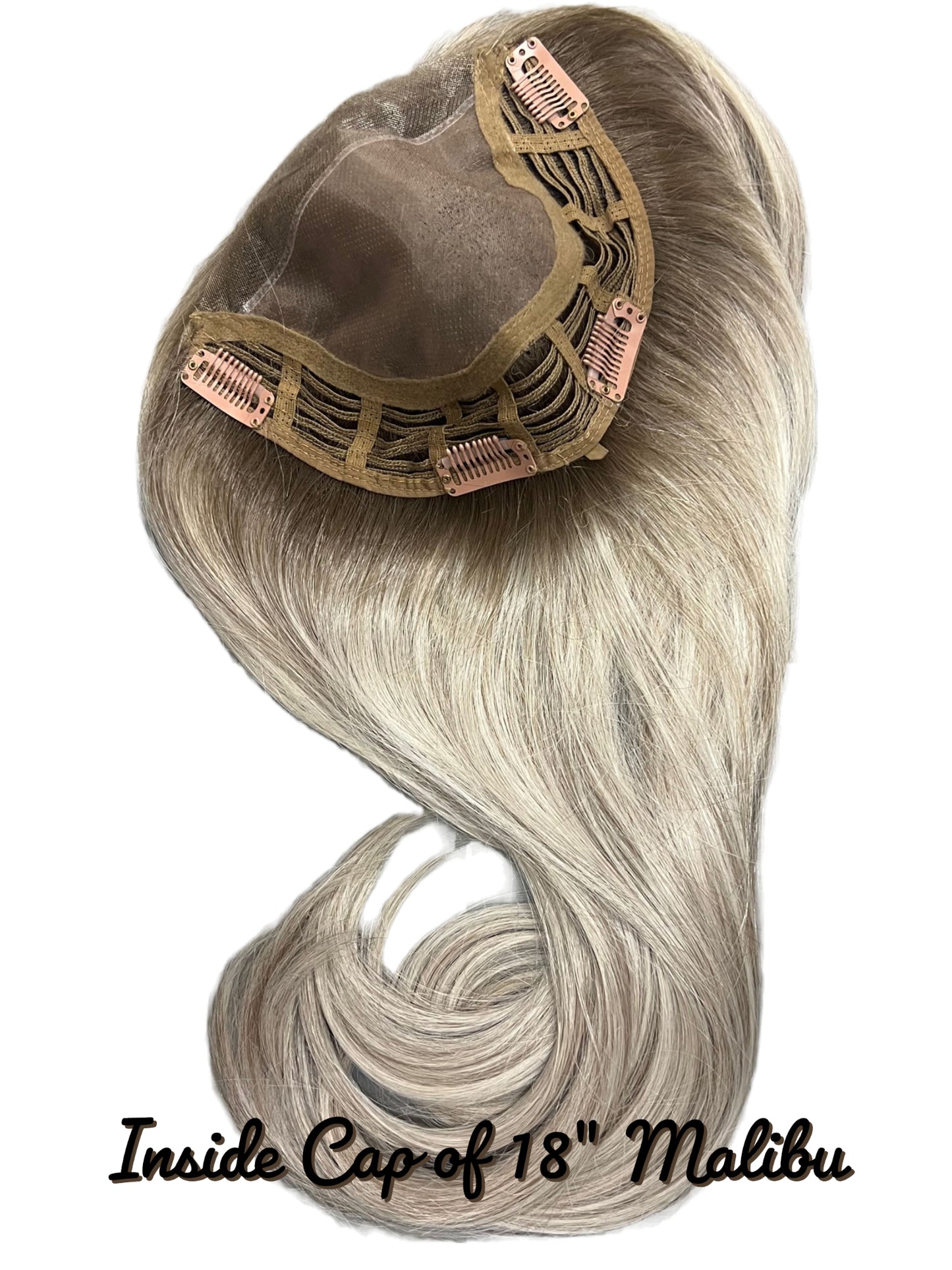 18 Inch Straight Topper LACE FRONT - 40% OFF THIS PRICE NO CODE NEEDED - FINAL SALE