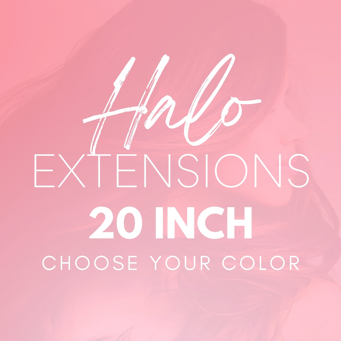 Halo Hair Extensions - 20 inch