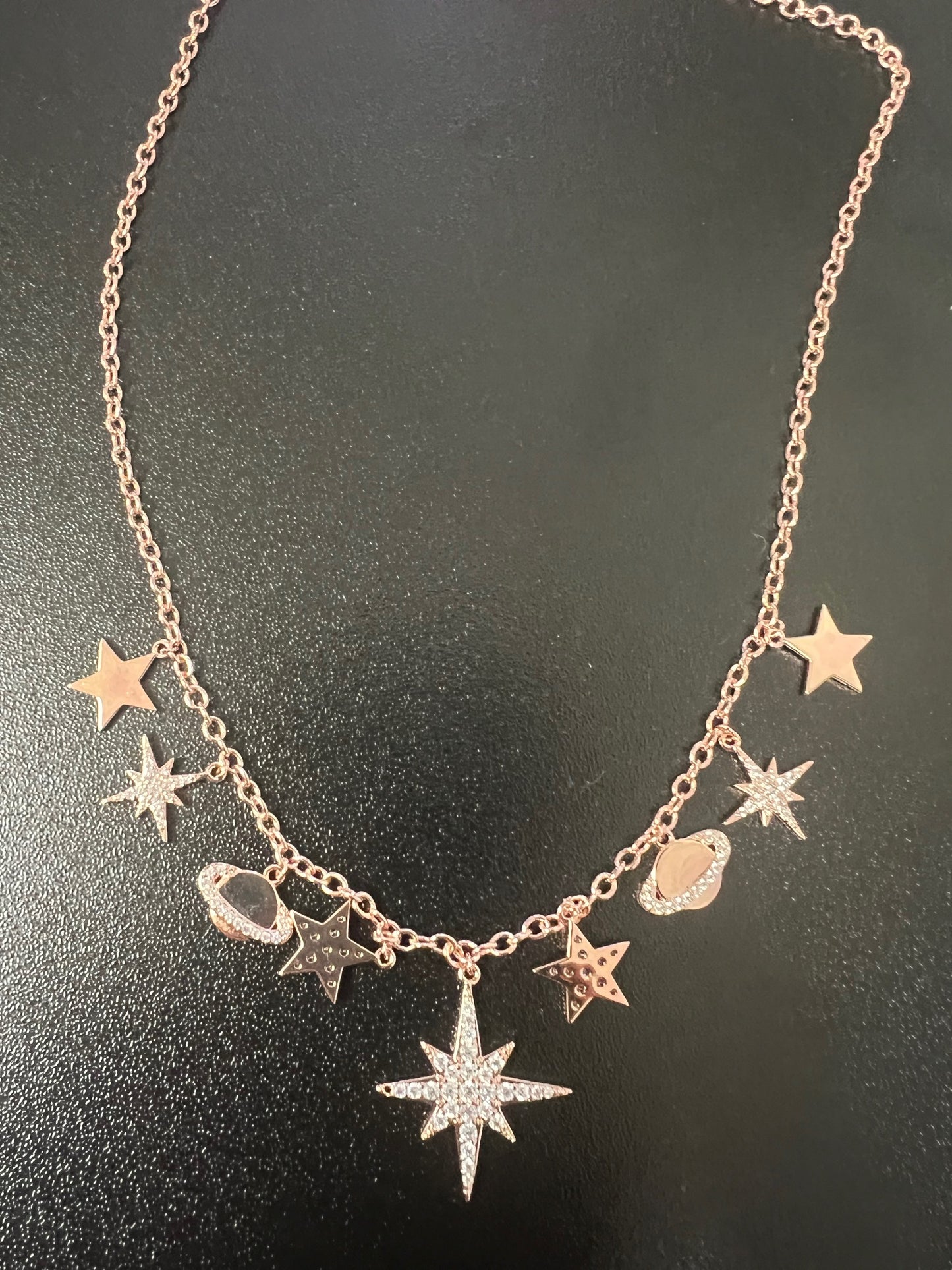 Shannons Intergalactic Rose Gold Necklace