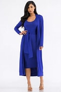 Up For Anything 2 Piece Dress & Cardigan (R)